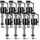Lasnten 8 Pieces Toilet Fill Valve Toilet Tank Replacement Kit Valve Replacement Kit for Tank and Bowl Water Control