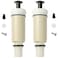 Saiyugty Upgraded C100500K C100500Kit Flush Valve Cartridge Assembly Kit Compatible with m101526f3 503 504 Series Duct Valve 2 Pack