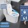 KERDE Automatic Toilet Flusher Kit Touchless Motion Sensor Flush for Toilet 12 Sensor Range BatteryPowered Easy Install Compatible with Most Toilets CN27B