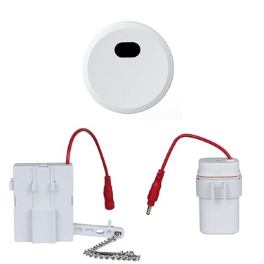 KERDE Automatic Toilet Flusher Kit Touchless Motion Sensor Flush for Toilet 12 Sensor Range BatteryPowered Easy Install Compatible with Most Toilets CN27B