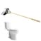 Hibbent Toilet Handle Replacement Compatible with TOTOTHU004CP Trip Lvr for ST701 CST854 CST884Side Mount Toilet Flush Handle Flush Tank Lever Chrome