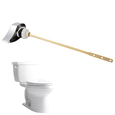 Hibbent Toilet Handle Replacement Compatible with TOTOTHU004CP Trip Lvr for ST701 CST854 CST884Side Mount Toilet Flush Handle Flush Tank Lever Chrome