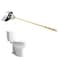 Hibbent Toilet Handle Replacement Compatible with TOTOTHU004CP Trip Lvr for ST701 CST854 CST884Side Mount Toilet Flush Handle Flush Tank Lever Chrome