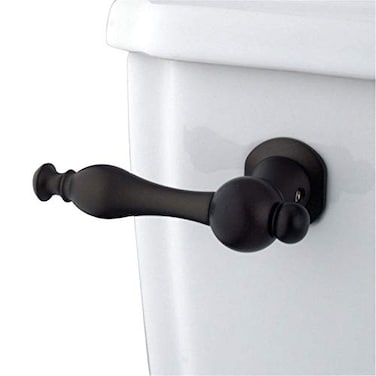 Kingston Brass KTNL5 Naples Front Mount Toilet Tank Lever LeftRight Installation in Oil Rubbed Bronze