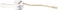 American Standard 73817352000020A LeftHand Toilet Handle Trip Lever Polished Chrome