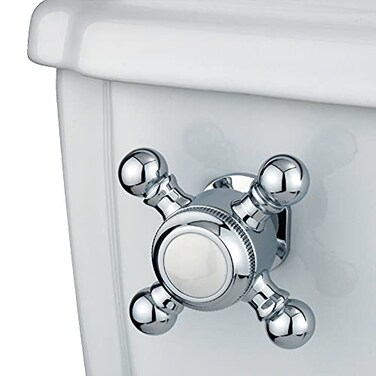 Kingston Brass KTBX1 Buckingham Front Mount Toilet Tank Lever LeftRight Installation in Polished Chrome
