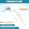Lasnten 12 Pieces Side Mount Toilet Flush Handle Lever Replacement Brass Universal Flush Lever Finish Kit for Most Toilets Silver Handle