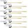 Aemygo 12 Pcs Toilet Handle Lever Flush Replacement Universal Brass Toilet Flush Handle Toilet Tank Trip Lever Bulk for Most Front Mount Toilet