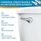 Aemygo 12 Pcs Toilet Handle Lever Flush Replacement Universal Brass Toilet Flush Handle Toilet Tank Trip Lever Bulk for Most Front Mount Toilet