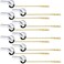 Aemygo 12 Pcs Toilet Handle Lever Flush Replacement Universal Brass Toilet Flush Handle Toilet Tank Trip Lever Bulk for Most Front Mount Toilet