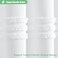 Dynamene White Fabric Shower Curtain Tufted Chenille Striped Textured Cloth Shower Curtain for Bathroom Modern Farmhouse Shabby Chic Waterproof Shower Curtain Set with Hook Machine Washable 72x72