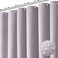 Dynamene Lavender Fabric Shower Curtain Waffle Weave Textured Heavy Duty Cloth Shower Curtains for Bathroom 256GSM Hotel Luxury Weighted Bath Curtain Set with 12 Hooks72x72 Lavender