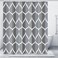 Gelbchu Grey Blue Blend 72 x 72 Inch Shower Curtain Waterproof Design and Polyester QuickDrying Heavy Duty Shower Curtains Set for Bathroom Machine Washable with 12 Plastic Hooks