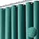 Dynamene Green Fabric Shower Curtain Waffle Weave Textured Heavy Duty Cloth Shower Curtains for Bathroom 256GSM Hotel Luxury Weighted Bath Curtain Set with 12 Plastic Hooks72x72 Seaweed Green