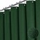 BTTN Fabric Shower Curtain Linen Textured Heavy Duty Polyester Cloth Shower Curtain Set with 12 Plastic Hook Hotel Luxury Waterproof Decorative Shower Curtain for Bathroom 72x72 Emerald Green