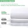 Dynamene Stall Fabric Shower Curtain 48 inch Wide Waffle Weave Weighted Thick Cloth Shower Curtain for Bathroom Neutral Heavy Duty Hotel Spa Luxury Bath Curtain Set with 8 Hook 48x72 White