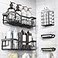 EUDELE 5Pack Adhesive Shower Caddy Organizer Large Capacity Rustproof Stainless Steel Shower Shelves No Drill Bathroom Storage for Shower Kitchen Home Decor