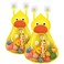 Linkidea Bath Toy Organizer Bathtub Toy Organizer Holder Bath Toy Net Storage Holder with Adhesive Sticker Hooks 2pcs Duck