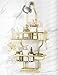 YASONIC NeverRust Aluminum Hanging Shower Caddy OvertheShowerhead Organizer with 10 Hooks for Razor and Sponge Includes Soap Basket Gold