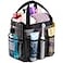 Lifewit Mesh Shower Caddy Portable for College Dorm Room Essentials with 7 Pockets Freestanding Hanging Organizer Basket Quick Dry Tote Bag for Camping Bathroom Beach Travel 1 Pack Black