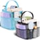 EUDELE 2 Pack Mesh Shower Caddy Portable for College Dorm Room Essentials Shower Caddy Dorm with 8Pocket Large CapacityShower Bag for BeachSwimmingGym
