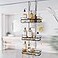 Skyapex Shower Caddy Over the Door Organizer Bath Rack Hanging Over Glass with Hooks Storage Shelf Inside Bathroom for Shampoo Matte Black