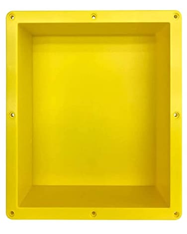 Uni-Green UniGreen Shower Niche Ready for Tile 16 14 4 Bathroom Recessed Shower Niche Rectangle Leak Proof Shower Shelf Organizer for Shampoo Toiletry Storage Yellow