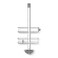simplehuman Over Door Shower Caddy NoDrill AutoTightening Hanger for Glass Shower Doors QuickAdjust Shelves QuickDry Soap Dish Bathroom Organizer RustProof Stainless Steel