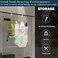 Seltomer 2pcs SingleLayer Hanging Shower Caddy Rustproof Shelves Rack with Rotatable Hook bar Large Capacity Bathroom Organizers and Storage No Drilling Shampoo Bracket
