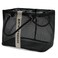 TOPASION Bath Storage Shower Caddy Organizer for Bathroom College Dorm Camp Gym Small Black