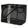 TOPASION Bath Storage Shower Caddy Organizer for Bathroom College Dorm Camp Gym Small Black