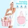 Fammart Mesh Shower Caddy Portable for College Dorm Room Essentials Odorless Polyester Large Shower Tote Bag with Dual Handles 8Pocket QuickDry Toiletry Organizer for Travel Beach Camping Gym