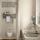 VOLPONE Shower Caddy Corner Suction Cup Shower Shelf Corner No Drilling Bathroom Shower Organizer Storage Rack Adhesive 1Pack gray