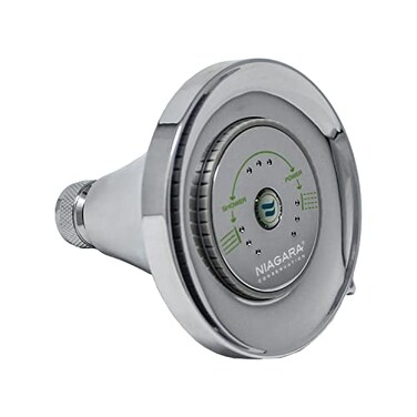 Niagara Conservation Earth Luxe High Efficiency 15 GPM Showerhead in Chrome N3915CH