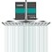 AULEEND Square Rain Shower Head High Flow Stainless SteelWork with any decorative styleAll Metal Rainfall Shower Head Chrome 16