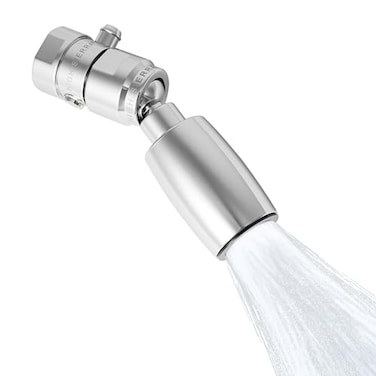 HIGH SIERRA SHOWERHEADS High Sierra CLASSIC Solid LeadFree Metal 18 GPM Award Winning Low Flow Shower Head with Trickle Valve Patented Nozzle Never Clogs Polished Chrome Finish