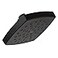 Moen Voss Matte Black 6 SingleFunction Rainshower Showerhead with Immersion Technology S6365BL