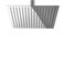 BESy 12 Inch Rain Shower Head 12 Square Rainfall High Pressure Stainless Steel Bath Shower Head 116 Ultra Thin Waterfall Full Body Coverage with Silicone Nozzle Polished Chrome
