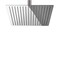 BESy 12 Inch Rain Shower Head 12 Square Rainfall High Pressure Stainless Steel Bath Shower Head 116 Ultra Thin Waterfall Full Body Coverage with Silicone Nozzle Polished Chrome