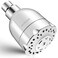 ALOHOME High Pressure Boosting Shower Head 6 Powerful Spray Settings Perfect for Low Water Pressure Homes 36 Luxury Modern Chrome Finished Shower Head with 360 Adjustable Brass Ball Joint