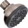 Aqua Elegante Pressure Boosting Shower Head 3 Inch Wall Mount Water Saving Showerhead Best For Low Flow Showers With AntiClog Nozzles Adjustable Brass Fitting 25 GPM Brushed Nickel