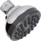 Aqua Elegante Pressure Boosting Shower Head 3 Inch Wall Mount Water Saving Showerhead Best For Low Flow Showers With AntiClog Nozzles Adjustable Brass Fitting 25 GPM Polished Chrome