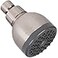 Aqua Elegante High Pressure Shower Head Best 3 Inch Wall Mount Bathroom Showerhead For Boosting Low Flow With AntiClog Nozzles Adjustable Brass Ball Joint 18 GPM Brushed Nickel