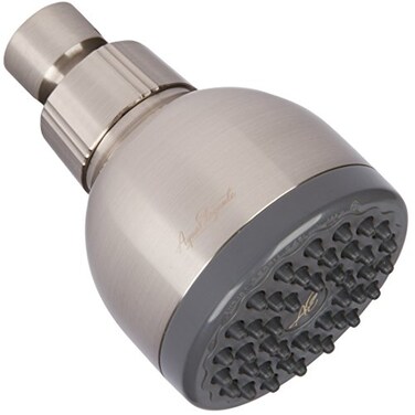 Aqua Elegante High Pressure Shower Head Best 3 Inch Wall Mount Bathroom Showerhead For Boosting Low Flow With AntiClog Nozzles Adjustable Brass Ball Joint 18 GPM Brushed Nickel