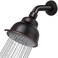 Voolan High Pressure Shower Head with Shower Arm 5 Function Rain Shower Head Comfortable Shower Experience Even at Low Water Flow OilRubbed Bronze
