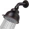 Voolan High Pressure Shower Head with Shower Arm 5 Function Rain Shower Head Comfortable Shower Experience Even at Low Water Flow OilRubbed Bronze