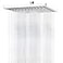 Hibbent cUPC Thickness Metal Shower Head 12 High Pressure Shower Heads Square Large Bathroom Rainfall Shower Head with Adjustable Brass Ball Joint Waterfall Full Body Coverage Chrome