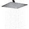 Hiendure Shower Head12 Inch Rainfall Shower Head in Matte BlackHigh Presssure Adjustable UltraThin Stainless Steel Top Sprayer