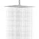 NearMoon Rain Shower Head High Flow Stainless Steel Square Rainfall Shower High Pressure Design Awesome Shower Experience Even At Low Water Flow 10 Inch Brushed Nickel