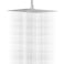 NearMoon Rain Shower Head High Flow Stainless Steel Square Rainfall Shower High Pressure Design Awesome Shower Experience Even At Low Water Flow 10 Inch Brushed Nickel